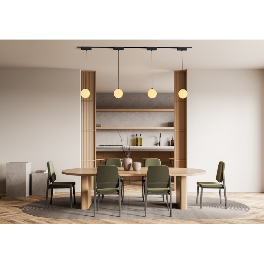 Rabalux - LED Prigušivi luster na sajli za 1-fazni tračni sustav LED/5W/24V 2700-5500K Wi-Fi Tuya crna