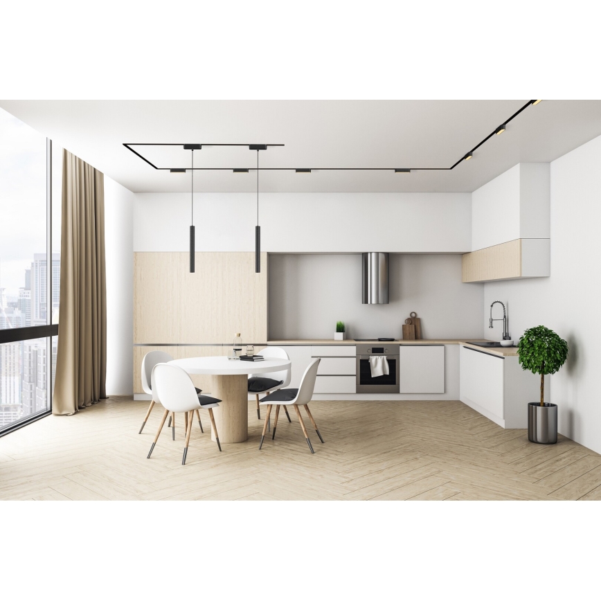 Rabalux - LED Prigušivi luster na sajli za 1-fazni tračni sustav LED/5W/24V 2700-5500K Wi-Fi Tuya crna