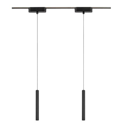 Rabalux - LED Prigušivi luster na sajli za 1-fazni tračni sustav LED/5W/24V 2700-5500K Wi-Fi Tuya crna