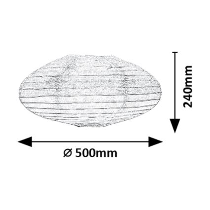 Rabalux - Sjenilo za luster max. 40W pr. 50 cm bijela