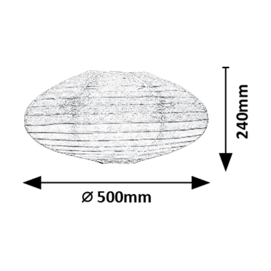 Rabalux - Sjenilo za luster max. 40W pr. 50 cm bijela