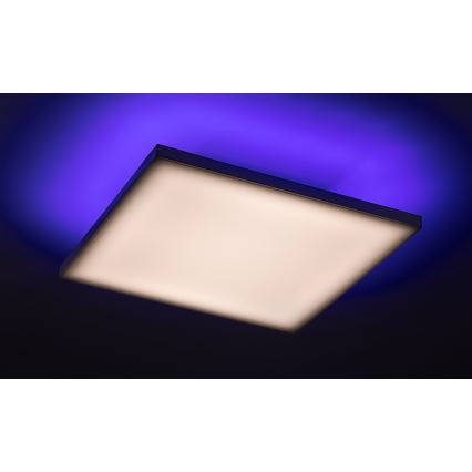 Rabalux - LED RGB Prigušiva stropna svjetiljka LED/18W/230V 3000-6500K 30x30 cm + daljinski upravljač