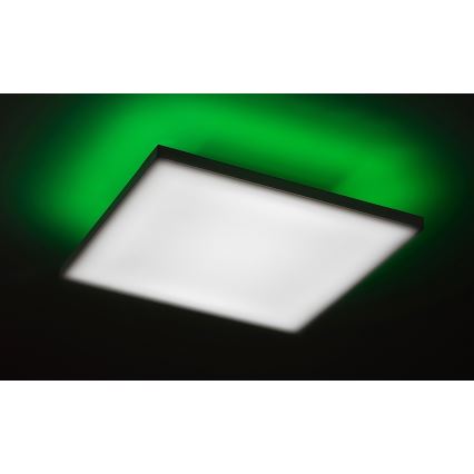 Rabalux - LED RGB Prigušiva stropna svjetiljka LED/18W/230V 3000-6500K 30x30 cm + daljinski upravljač