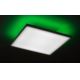 Rabalux - LED RGB Prigušiva stropna svjetiljka LED/24W/230V 3000-6500K 40x40 cm+ daljinski upravljač