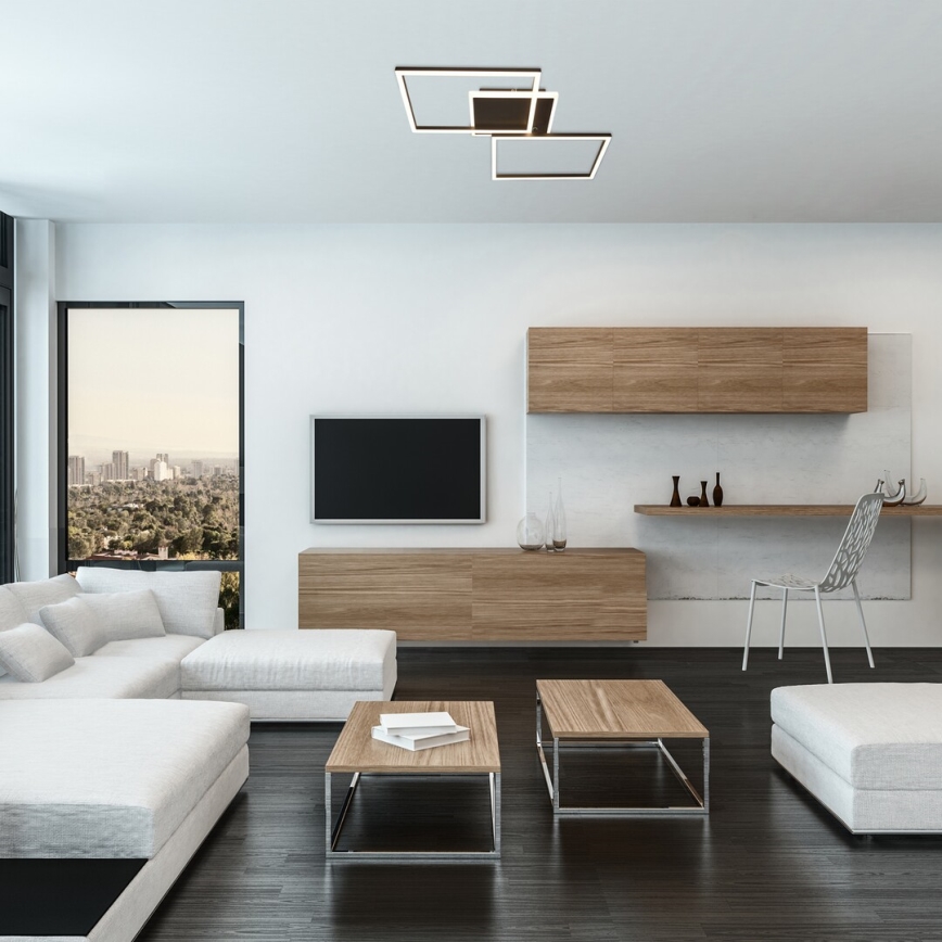 Rabalux - LED Stropna svjetiljka LED/40W/230V 3000K crna 39x50 cm