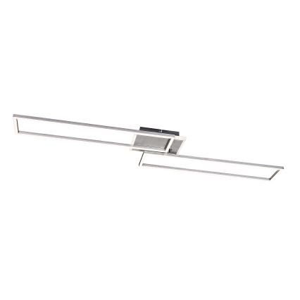 Rabalux - LED stropna svjetiljka s prigušivanjem LED/40W/230V 2700-6500K Wi-Fi Tuya mat krom + daljinski upravljač 25x110 cm