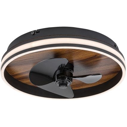 Rabalux - LED Prigušiva stropna svjetiljka s ventilatorom LED/30W/230V 3000-6500K + daljinski upravljač