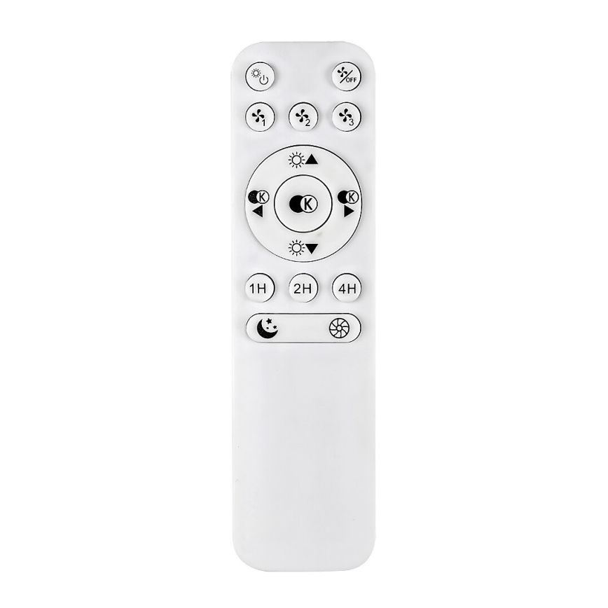 Rabalux - LED Prigušiva stropna svjetiljka s ventilatorom LED/30W/230V 3000-6500K + daljinski upravljač