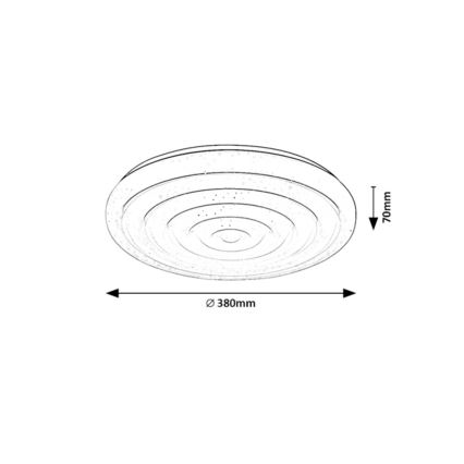 Rabalux - LED Stropna svjetiljka LED/24W/230V 4000K