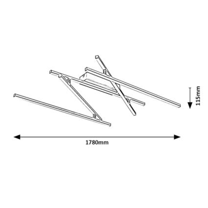 Rabalux - LED Stropna svjetiljka LED/40W/230V 4000K