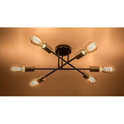 Rabalux - Nadgradni luster 6xE27/25W/230V