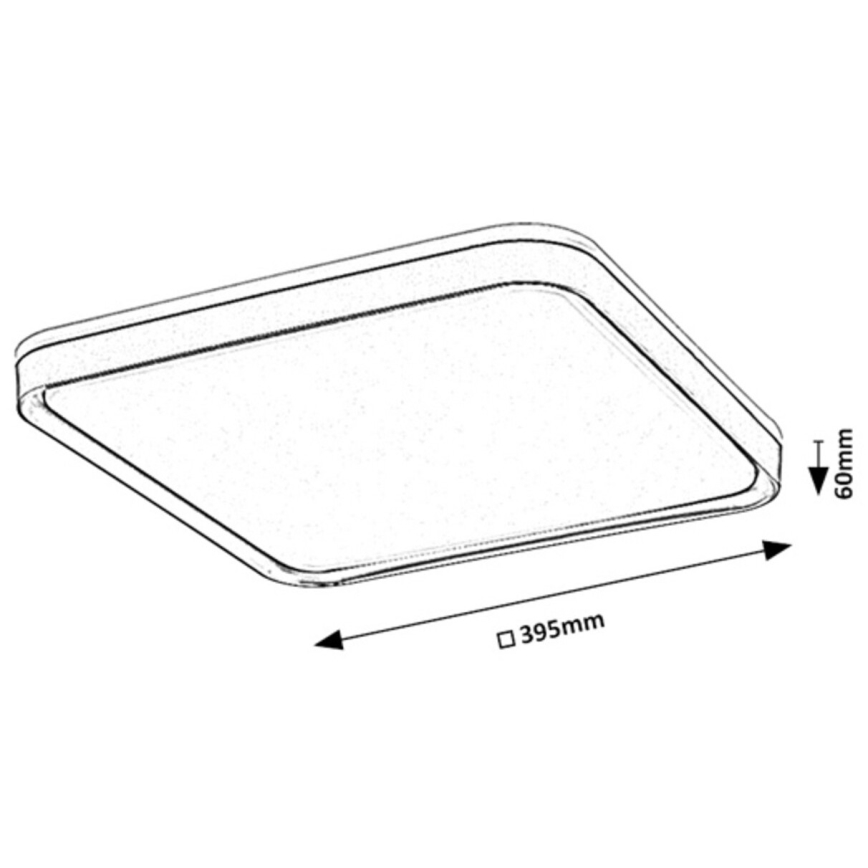 Rabalux - LED Stropna svjetiljka LED/26W/230V 3000K
