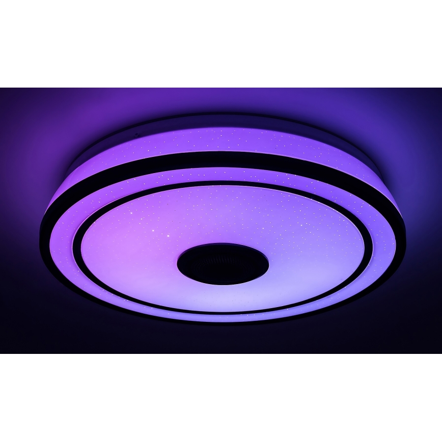 Rabalux - LED RGB prigušiva stropna svjetiljka sa zvučnikom LED/24W/230V 3000-6500K + daljinski upravljač, promjer 39,5 cm