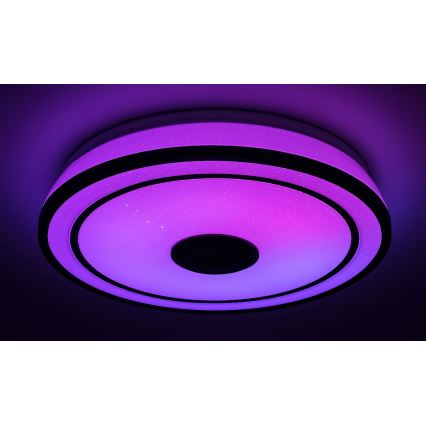 Rabalux - LED RGB prigušiva stropna svjetiljka sa zvučnikom LED/24W/230V 3000-6500K + daljinski upravljač, promjer 39,5 cm