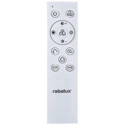 Rabalux - LED RGBW Prigušiva stropna svjetiljka LED/40W/230V 2700-6500K + daljinski upravljač