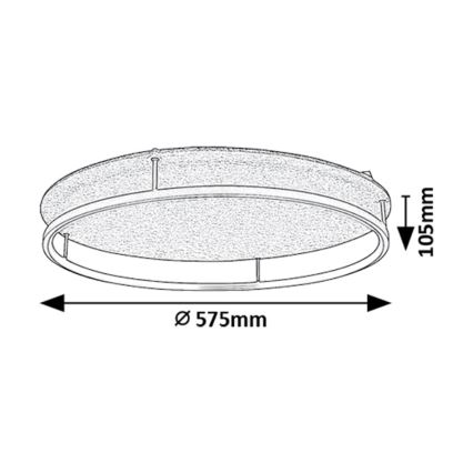 Rabalux - LED Stropna svjetiljka LED/40W/230V 3000/4000K