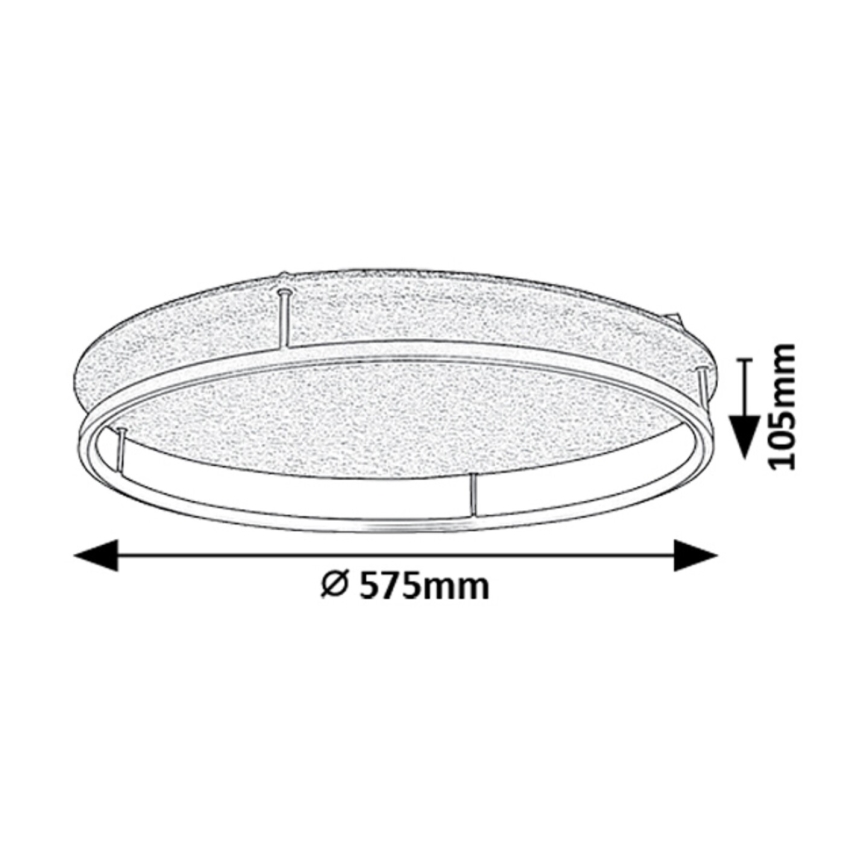 Rabalux - LED Stropna svjetiljka LED/40W/230V 3000/4000K