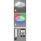 Rabalux - LED RGB Prigušiva stropna svjetiljka LED/24W/230V Wi-Fi Tuya 3000-6500K 31 cm