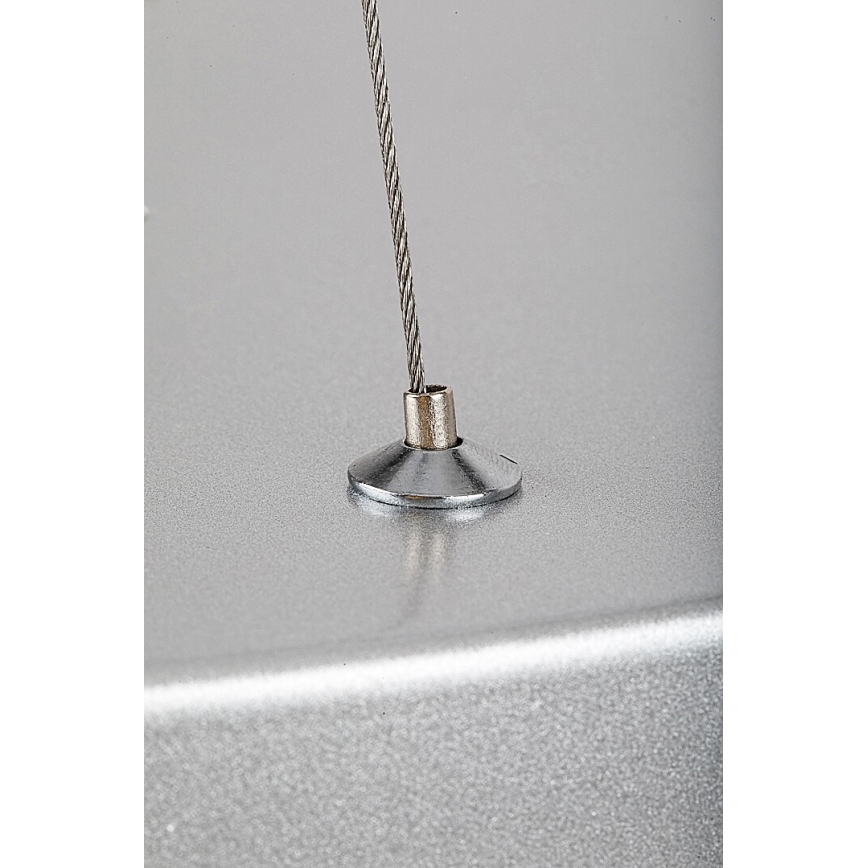 Rabalux - LED Luster na sajli LED/36W/230V 4000K srebrna