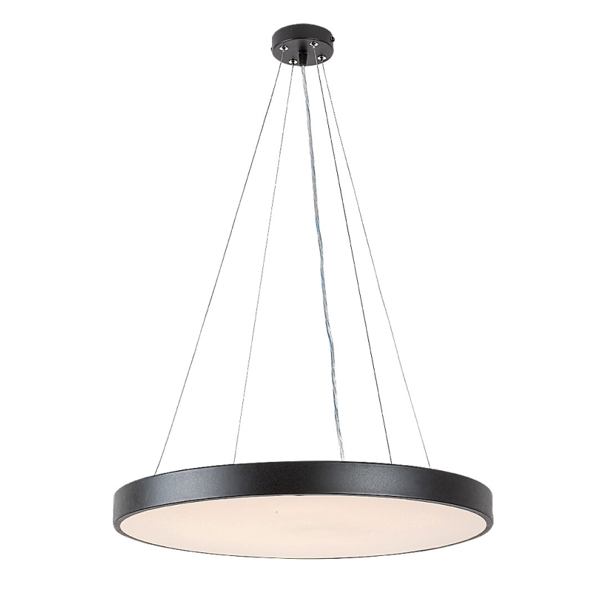 Rabalux - LED Prigušivi luster na sajli LED/60W/230V 3000-6000K crna + daljinski upravljač