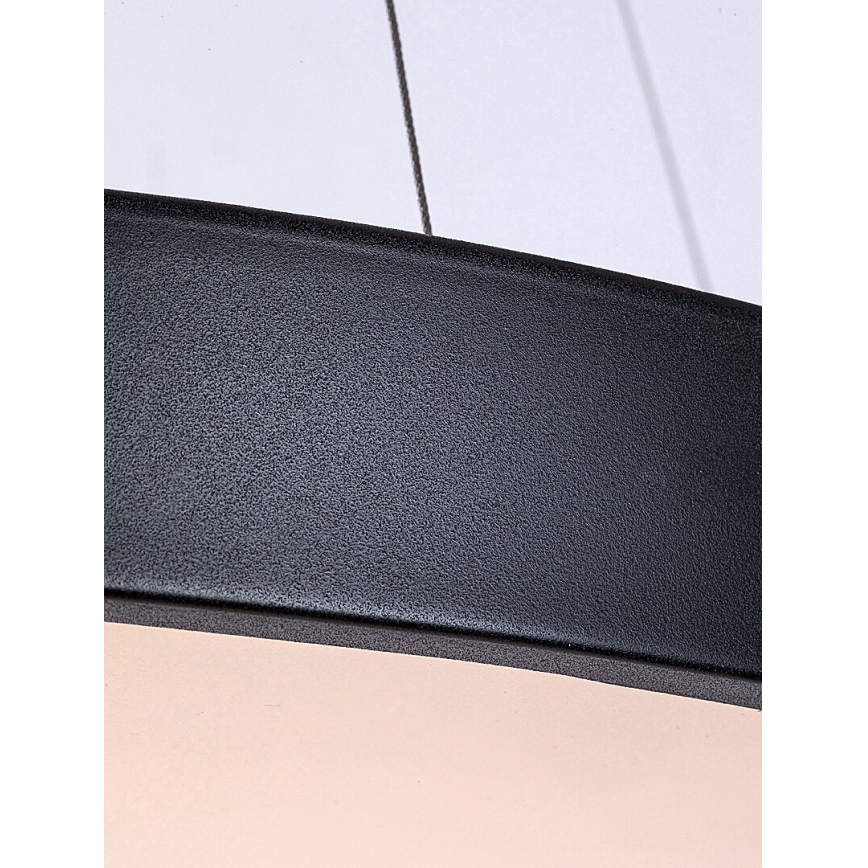 Rabalux - LED Prigušivi luster na sajli LED/60W/230V 3000-6000K crna + daljinski upravljač