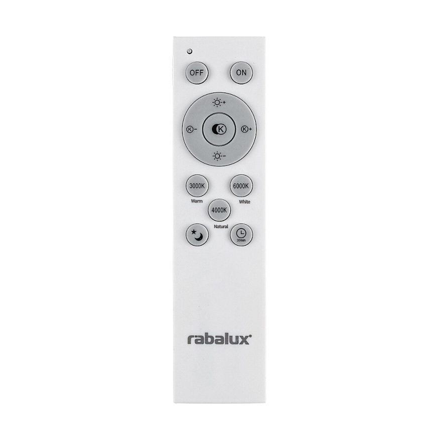 Rabalux - LED Prigušivi luster na sajli LED/60W/230V srebrna 3000-6000K + daljinski upravljač