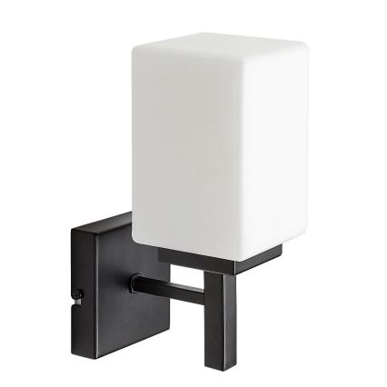 Rabalux - Zidna svjetiljka za kupaonicu 1xE14/10W/230V IP44 crna