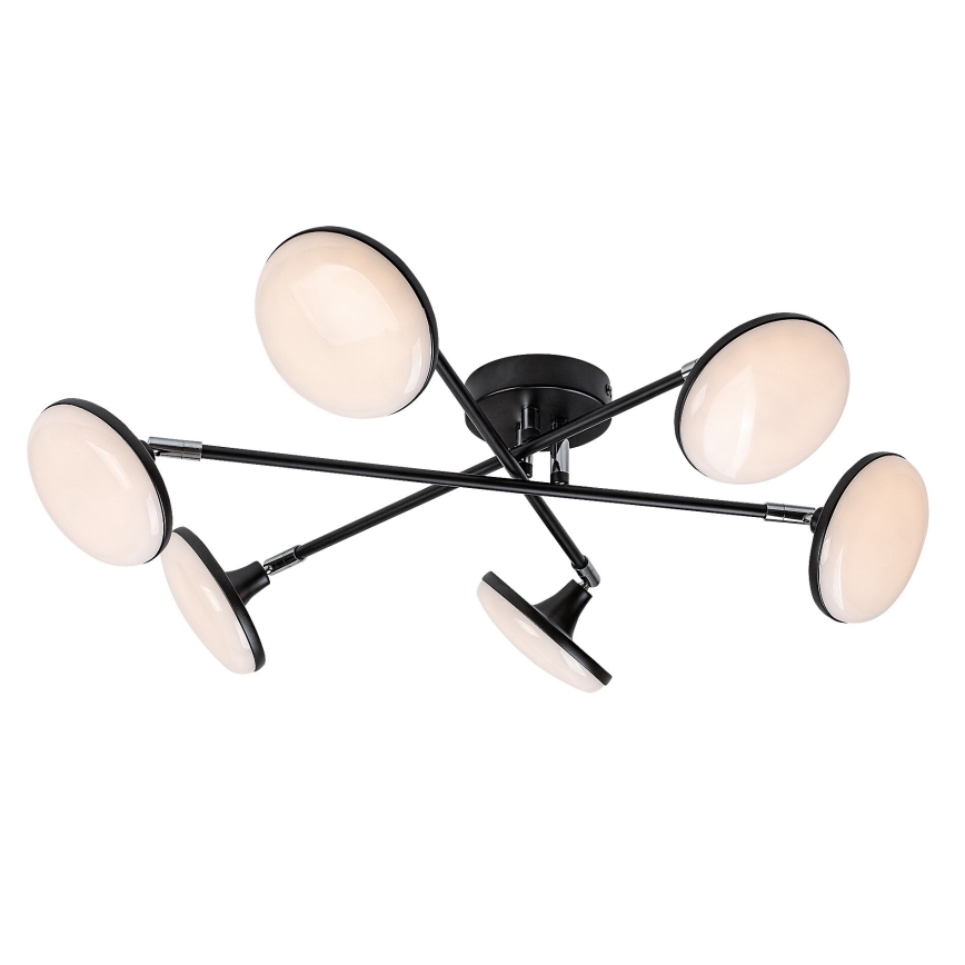Rabalux - LED Nadgradni luster 6xLED/4W/230V 3000K crna
