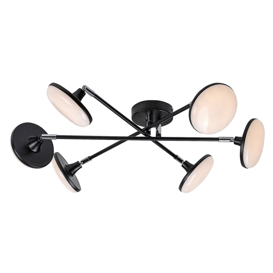 Rabalux - LED Nadgradni luster 6xLED/4W/230V 3000K crna