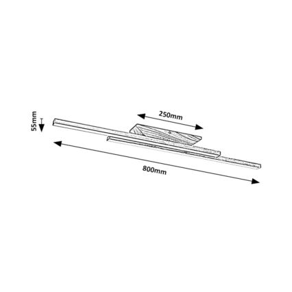 Rabalux - LED Stropna svjetiljka LED/21W/230V 4000K bukva