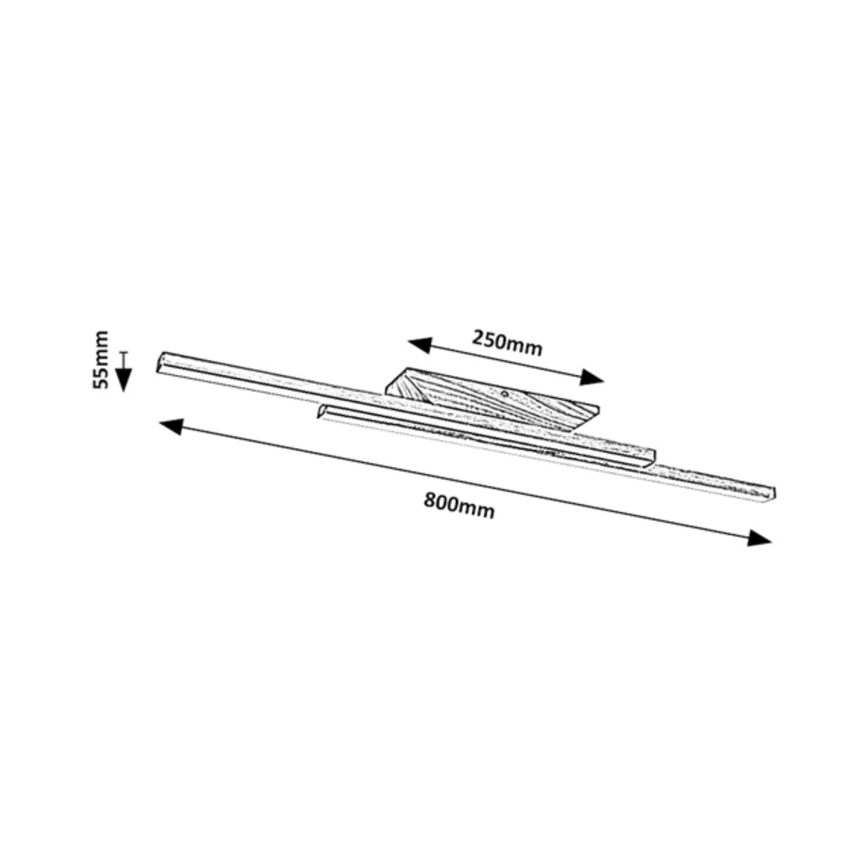Rabalux - LED Stropna svjetiljka LED/21W/230V 4000K bukva
