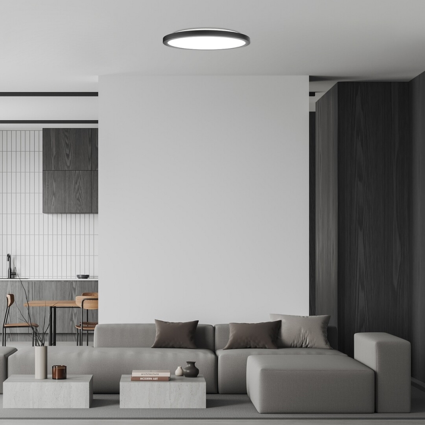 Rabalux - LED Stropna svjetiljka LED/36W/230V 3000/4000/6000K pr. 40 cm crna