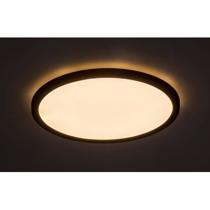 Rabalux - LED Stropna svjetiljka LED/36W/230V 3000/4000/6000K pr. 40 cm crna