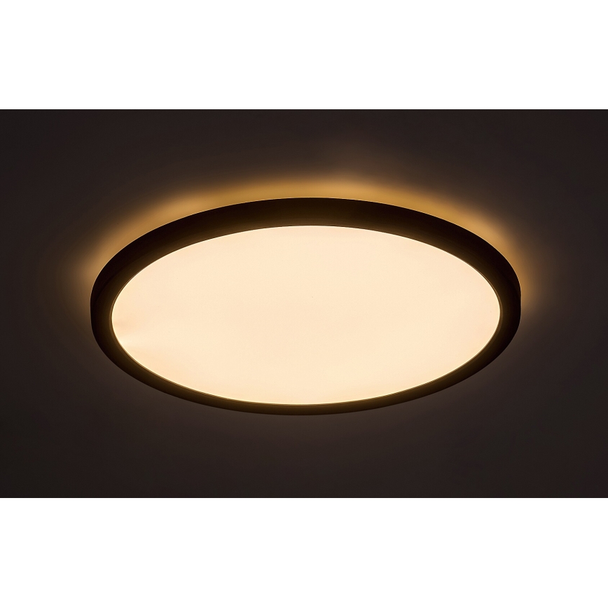 Rabalux - LED Stropna svjetiljka LED/36W/230V 3000/4000/6000K pr. 40 cm crna