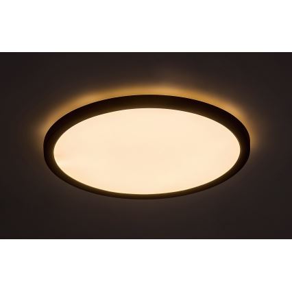 Rabalux - LED Stropna svjetiljka LED/36W/230V 3000/4000/6000K pr. 50 cm crna
