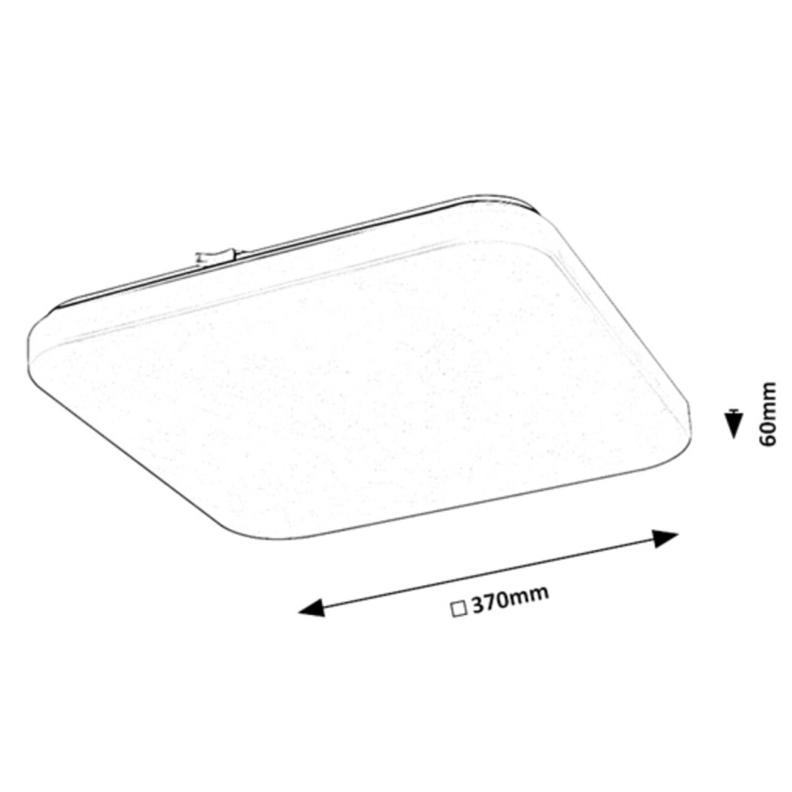 Rabalux - LED Stropna svjetiljka LED/24W/230V 3000K 37x37 cm