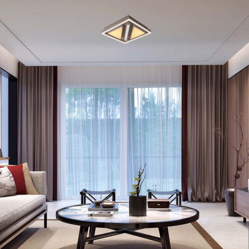 Rabalux - stropna LED svjetiljka s prigušivanjem LED/73W/230V 40x40 cm + daljinski upravljač