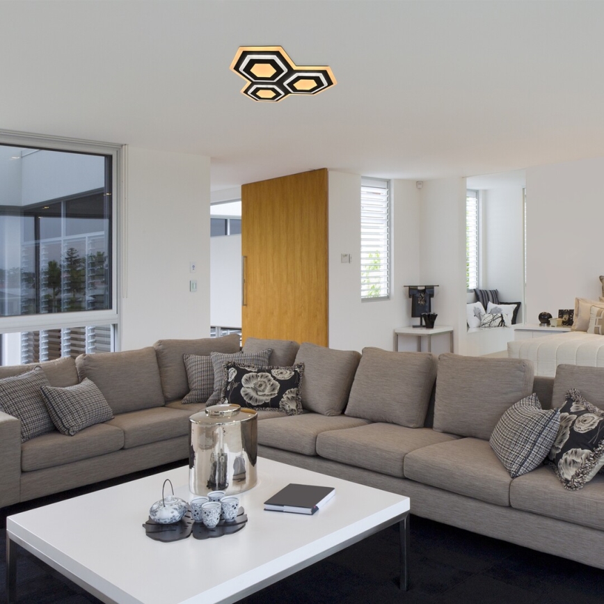 Rabalux - LED Prigušiva stropna svjetiljka LED/72W/230V 3000/6000K + daljinski upravljač
