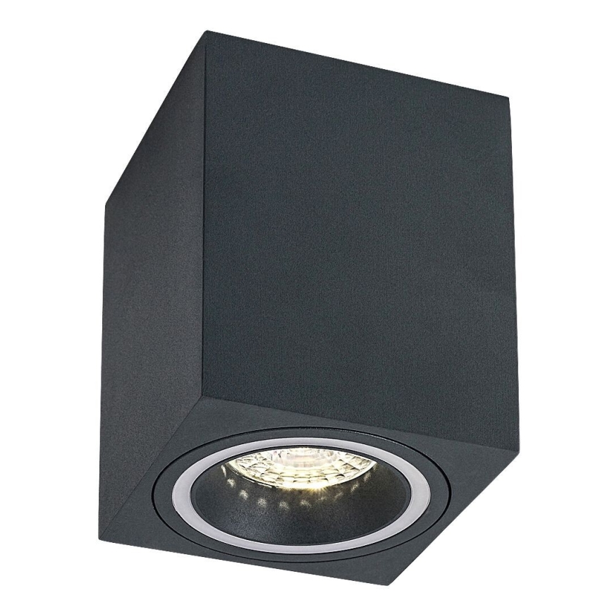 Rabalux - Reflektorska svjetiljka 1xGU10/25W/230V uglast antracit