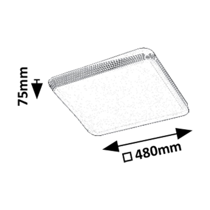 Rabalux - LED Stropna svjetiljka LED/40W/230V 3000K