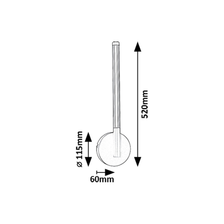 Rabalux - LED Zidna svjetiljka LED/6W/230V