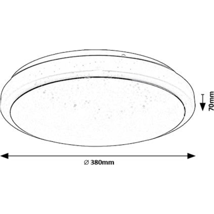 Rabalux - LED Stropna svjetiljka LED/24W/230V 3000K pr. 38 cm