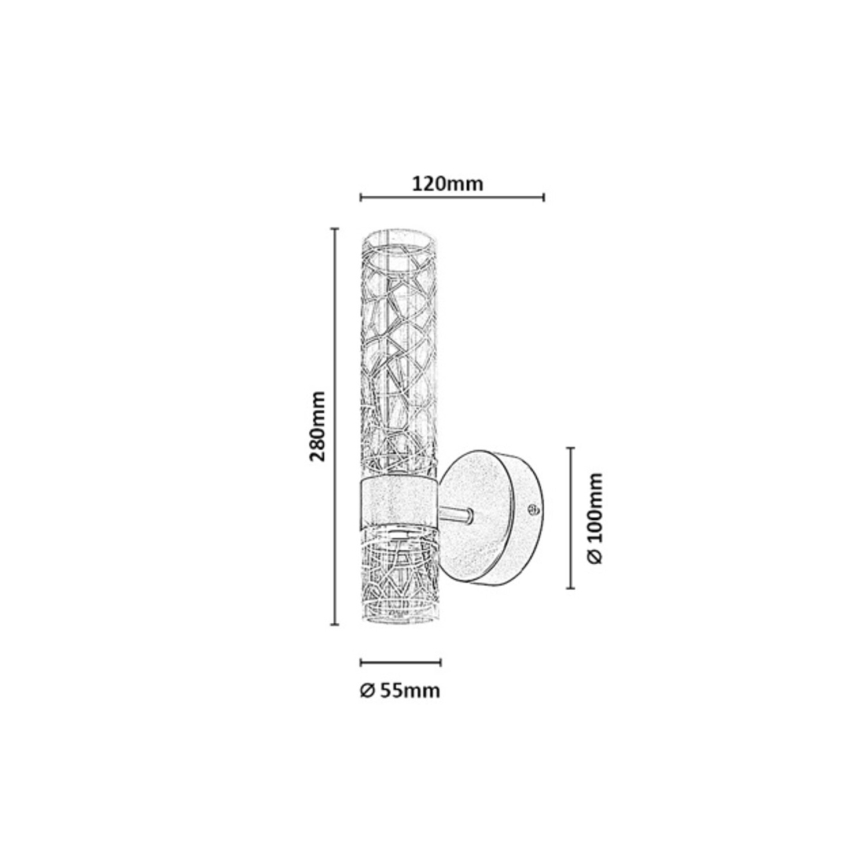 Rabalux - LED Zidna svjetiljka LED/8W/230V 3000K