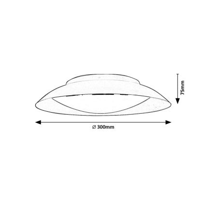 Rabalux - LED Stropna svjetiljka LED/20W/230V 3000K pr. 30 cm