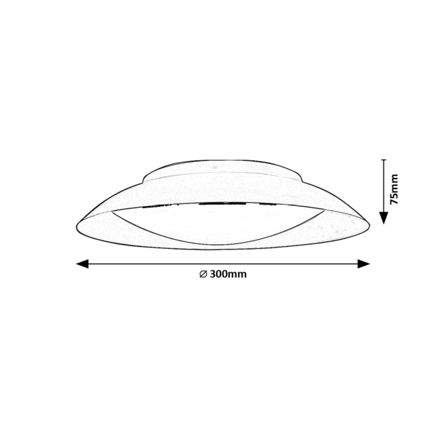 Rabalux - LED Stropna svjetiljka LED/20W/230V 3000K pr. 30 cm