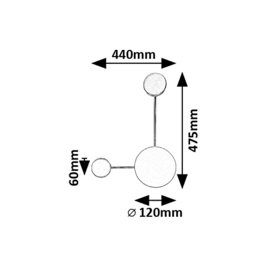 Rabalux - LED Zidna svjetiljka LED/7W/230V 3000K