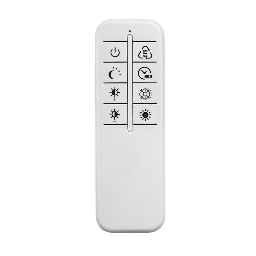 Rabalux - LED prigušivo stropno svjetlo LED/60W/230V 3000-6500K promjer 50 cm siva + daljinski upravljač
