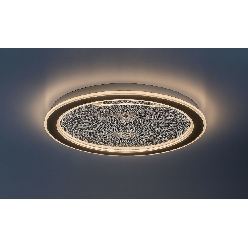 Rabalux - Stropna LED svjetiljka s prigušivanjem LED/34W/230V 3000-6500K Ø 51 cm + daljinski upravljač
