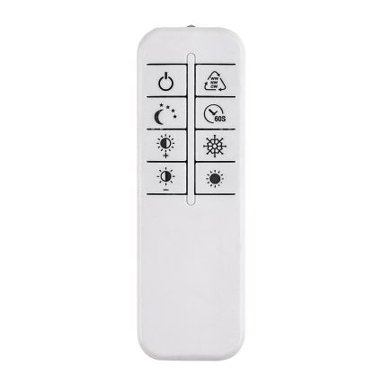 Rabalux - Stropna LED svjetiljka s prigušivanjem LED/34W/230V 3000-6500K Ø 51 cm + daljinski upravljač
