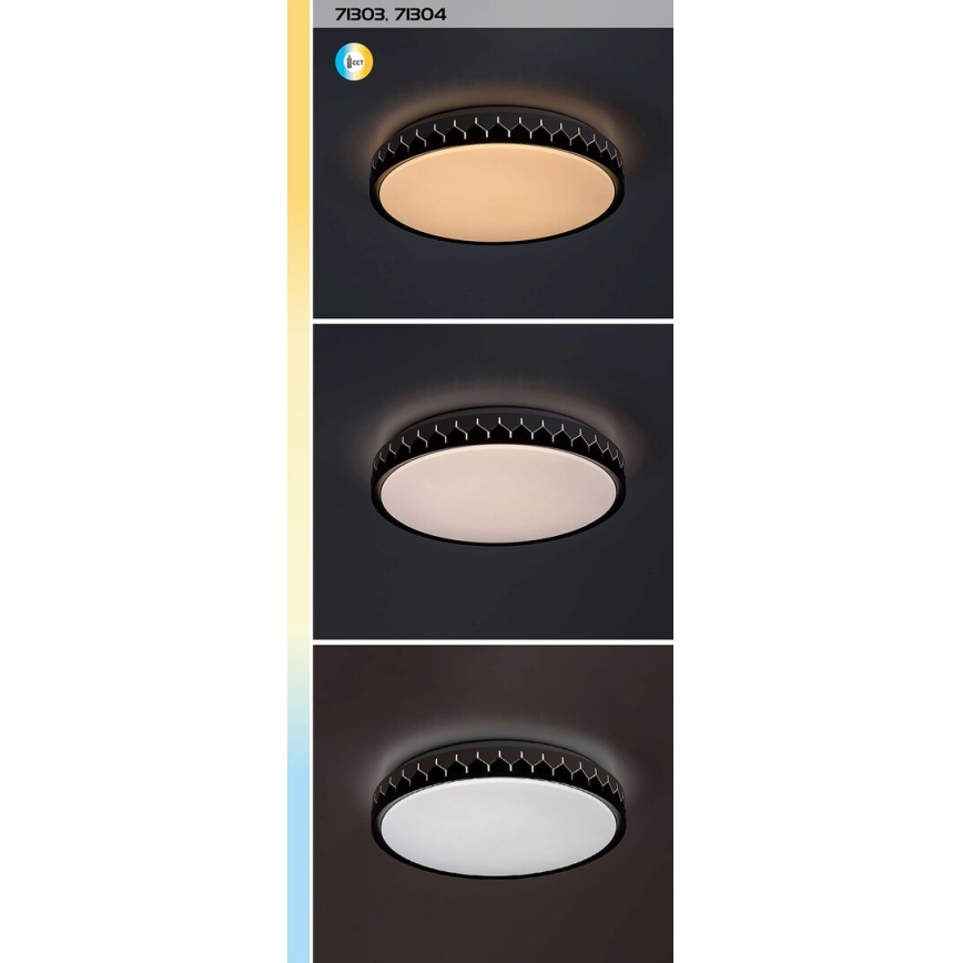 Rabalux - LED Prigušiva stropna svjetiljka LED/48W/230V 3000-6500K + daljinski upravljač